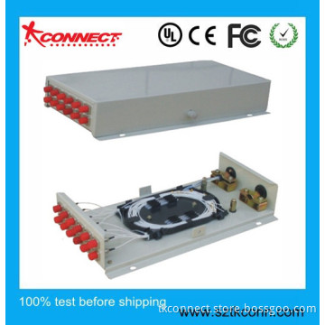 Wall-Mounted 12 Port FC Fiber Optic Terminal Box
